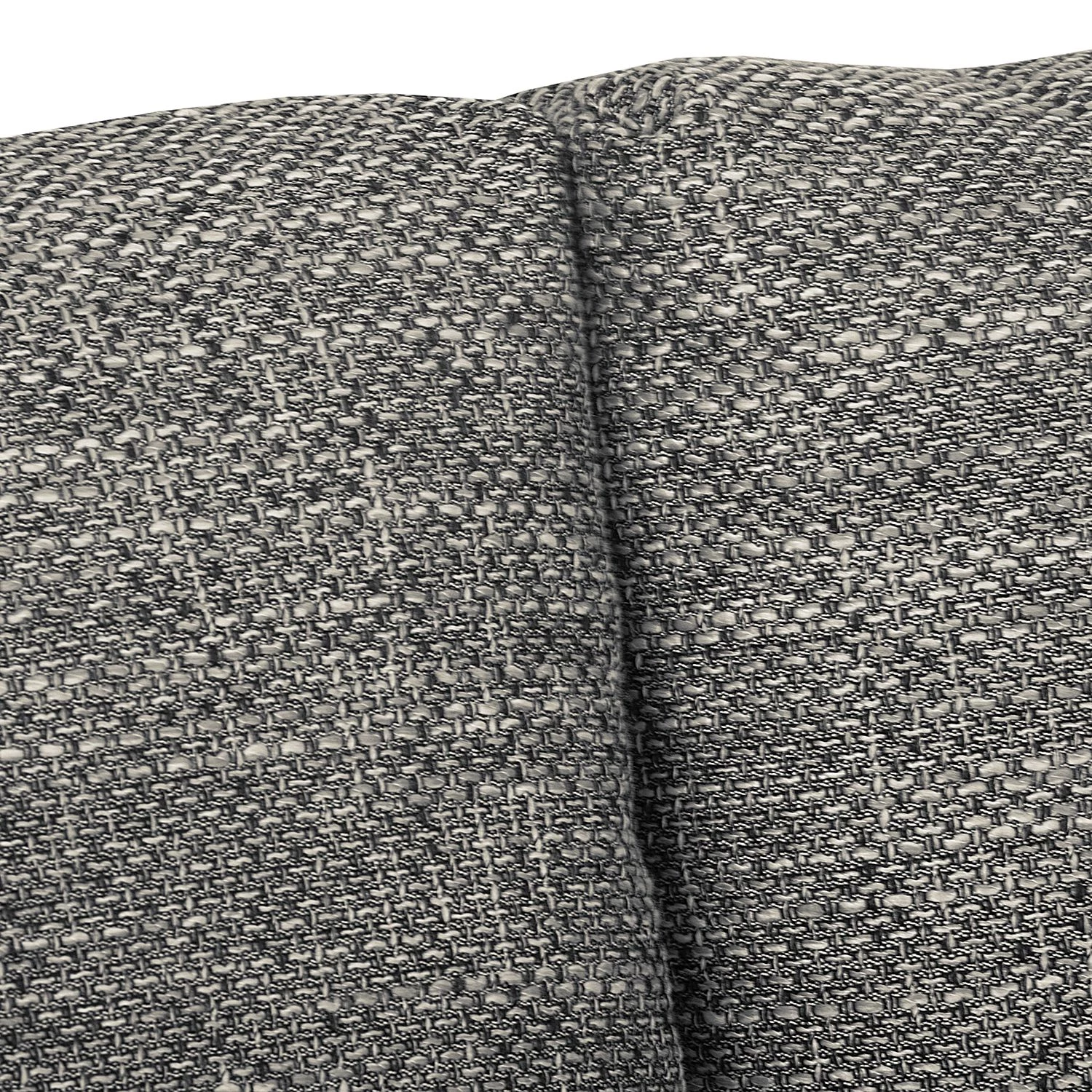 Roomscape Canapé panoramique Berrings - Convertible - Imitation cuir / Tissu structuré - Noir / Gris - Méridienne courte à gauche (vue de face) 29 Roomscape Canapé panoramique Berrings - Convertible - Imitation cuir / Tissu structuré - Noir / Gris - Méridienne courte à gauche (vue de face) – Image 27