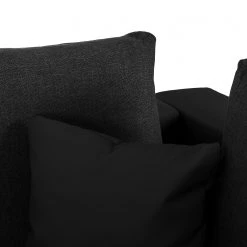 Fredriks Canapé modulable Dublin (convertible) - Noir -Meubles de salon Soldes wohnlandschaft dublin mit schlaffunktion kunstleder strukturstoff schwarz 4047164