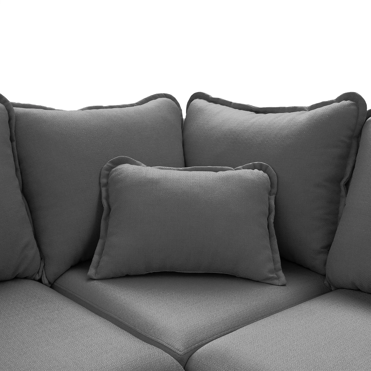 Mørteens Canapé panoramique Greeneville - Gris - Méridienne courte à droite (vue de face) 10 Mørteens Canapé panoramique Greeneville - Gris - Méridienne courte à droite (vue de face) – Image 8