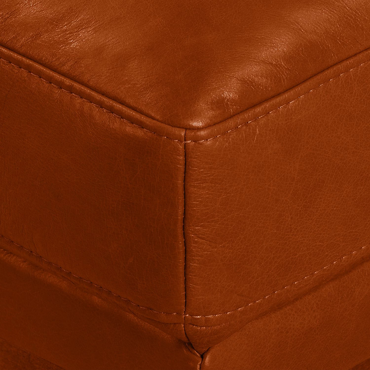 Ars manufacti Canapé panoramique Horley Cuir véritable - Cognac 10 Ars manufacti Canapé panoramique Horley Cuir véritable - Cognac – Image 8