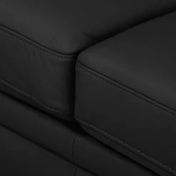 Fredriks Canapé panoramique Laureto II - Noir -Meubles de salon Soldes wohnlandschaft laureto ii echtleder schwarz 4186704
