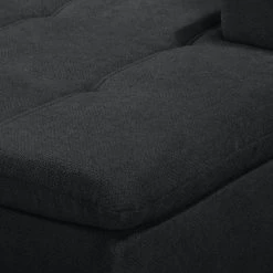 Fredriks Canapé panoramique Norley (convertible) - Tissu 35 Fredriks Canapé panoramique Norley (convertible) - Tissu -Meubles de salon Soldes wohnlandschaft norley mit schlaffunktion webstoff longchair davorstehend rechts ottomane links dunkelgrau 5102268