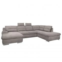 Loftscape Canapé panoramique Rollin - Cappuccino - Méridienne courte à gauche / longue à droite (vue de face) - Sans fonction