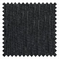 Fredriks Canapé panoramique Summer - Tissu Madu: Noir - Méridienne courte à droite / longue à gauche (vue de face) -Meubles de salon Soldes wohnlandschaft summer stoff schwarz ottomane links 1343403