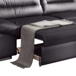 Cotta Canapé d'angle Doug - Angle à droite (vu de face) -Meubles de salon Soldes wohnlandschaft william mit schlaffunktion echtleder schwarz bettfunktion davorstehend links 343095