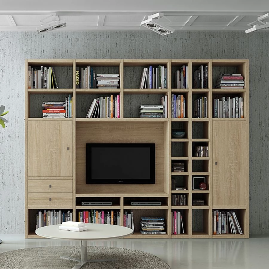 Loftscape Ensemble de meubles TV Emporior II - Imitation chêne de Sonoma 3 Loftscape Ensemble de meubles TV Emporior II - Imitation chêne de Sonoma