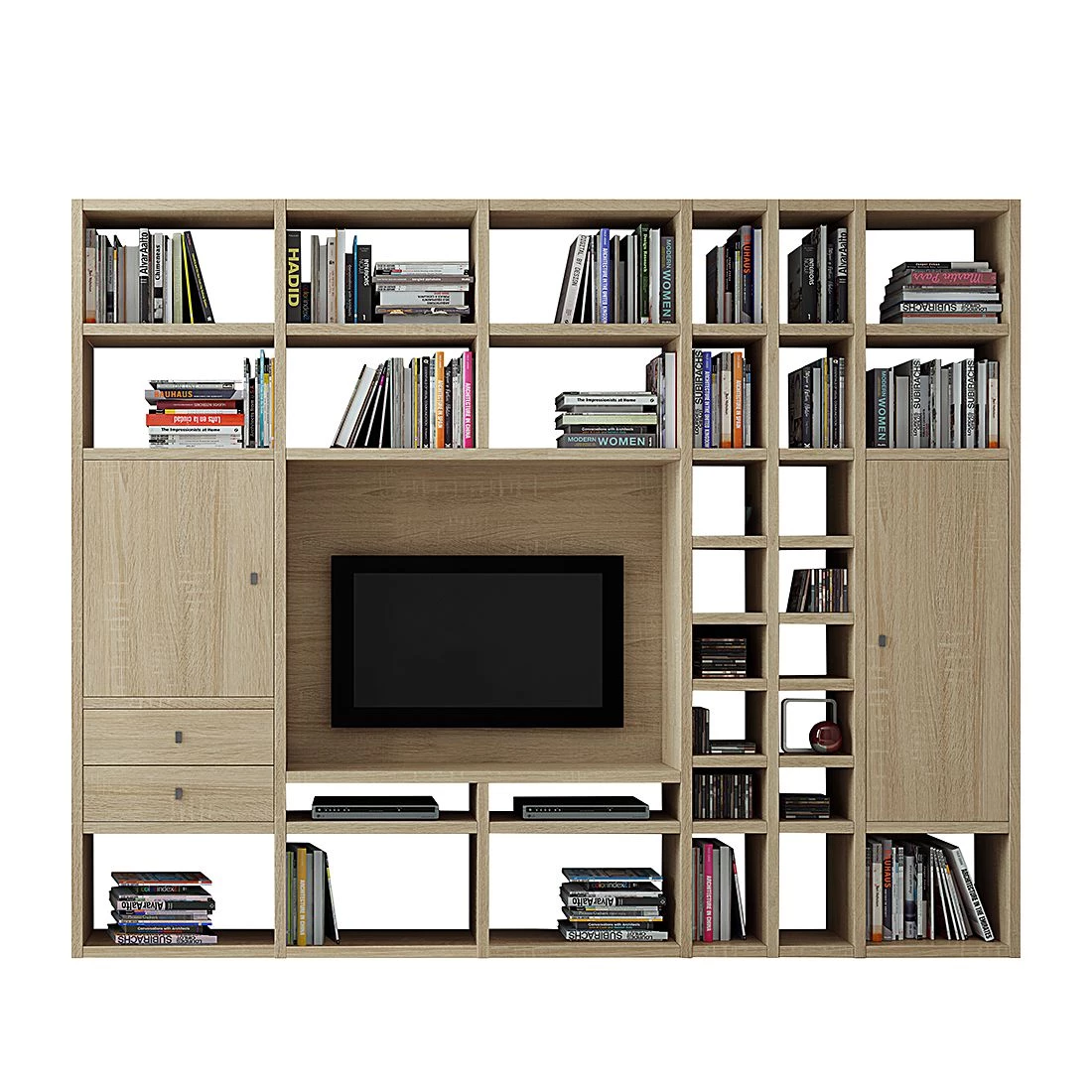 Loftscape Ensemble de meubles TV Emporior II - Imitation chêne de Sonoma 5 Loftscape Ensemble de meubles TV Emporior II - Imitation chêne de Sonoma – Image 3