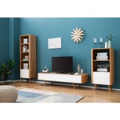 Studio Copenhagen Étagère Loca - Partiellement en chêne sauvage massif - Hauteur : 125 cm 15 Studio Copenhagen Étagère Loca - Partiellement en chêne sauvage massif - Hauteur : 125 cm -Meubles de salon Soldes wohnwand loca wildeiche teilmassiv 4920152