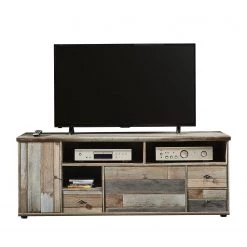 Red Living Meuble TV Tapara - 4 éléments - Marron / Gris -Meubles de salon Soldes wohnwand tapara ii braun grau 4383696
