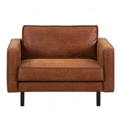 Ars manufacti Grand fauteuil FORT DODGE - Microfibre Yaka: Cognac -Meubles de salon Soldes xl sessel fort dodge antiklederlook cognac 4670048