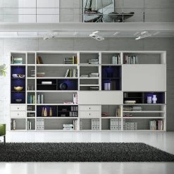 Loftscape Etagère XXL Emporior I.B - Avec éclairage -Meubles de salon Soldes xxl regalwand emporior i b 1556558
