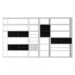 Loftscape Etagère XXL Emporior II - Blanc / Noir - Sans éclairage