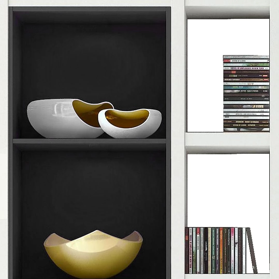 Loftscape Etagère XXL Emporior IV.A - Blanc / Noir - Sans éclairage 5 Loftscape Etagère XXL Emporior IV.A - Blanc / Noir - Sans éclairage – Image 3