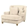 Maison Belfort Fauteuil XXL Colares - Crème -Meubles de salon Soldes xxl sessel colares cord creme 4518968